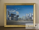 Картина с изображением завода Крио ГАЗ