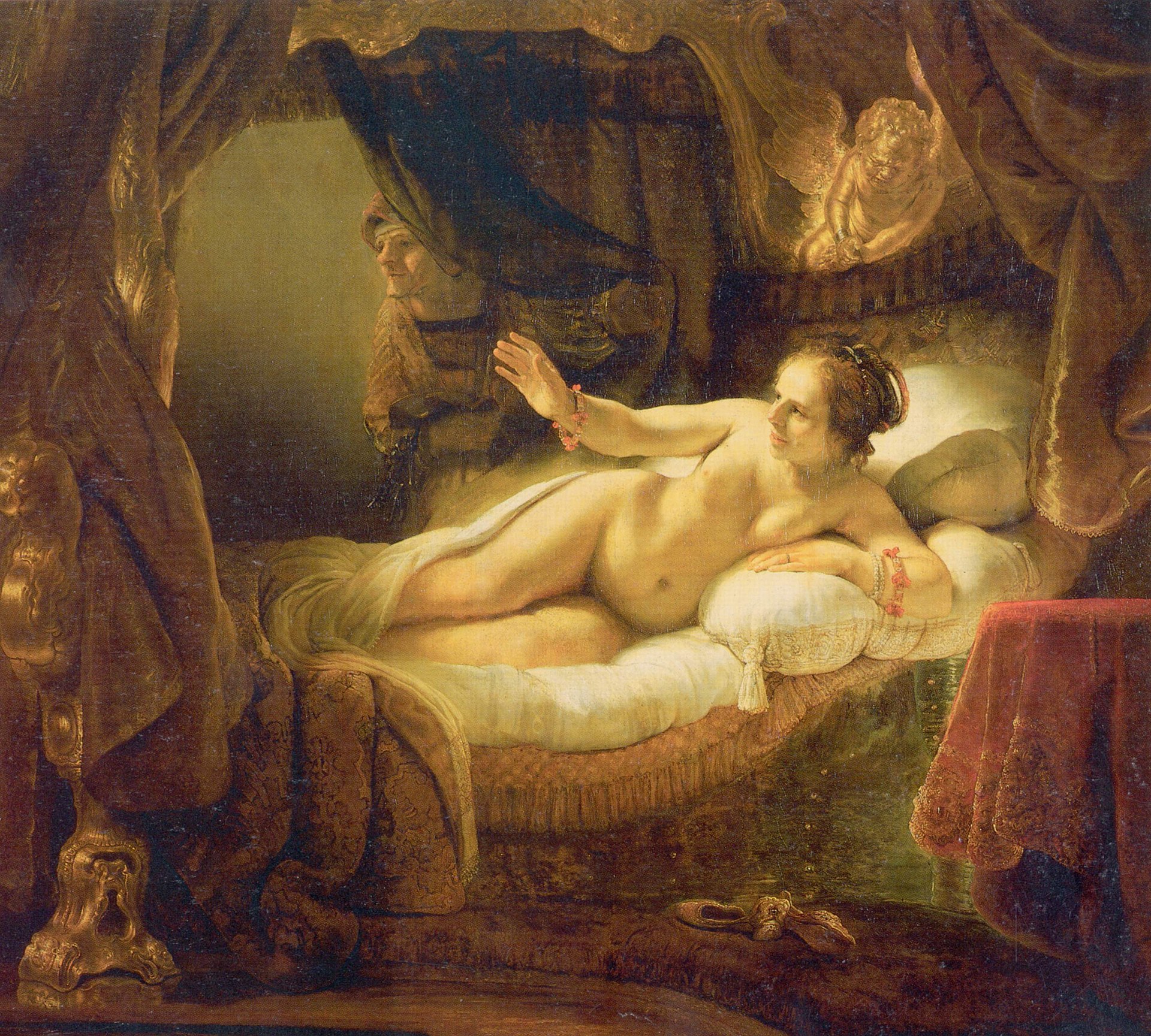 Картина Даная - Рембрандт Ван Рей