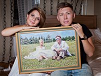 Картина для солиста группы "Марсель" Степана Ледкова и его супруге
