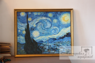 Копия картины Ван Гог - Звездная ночь