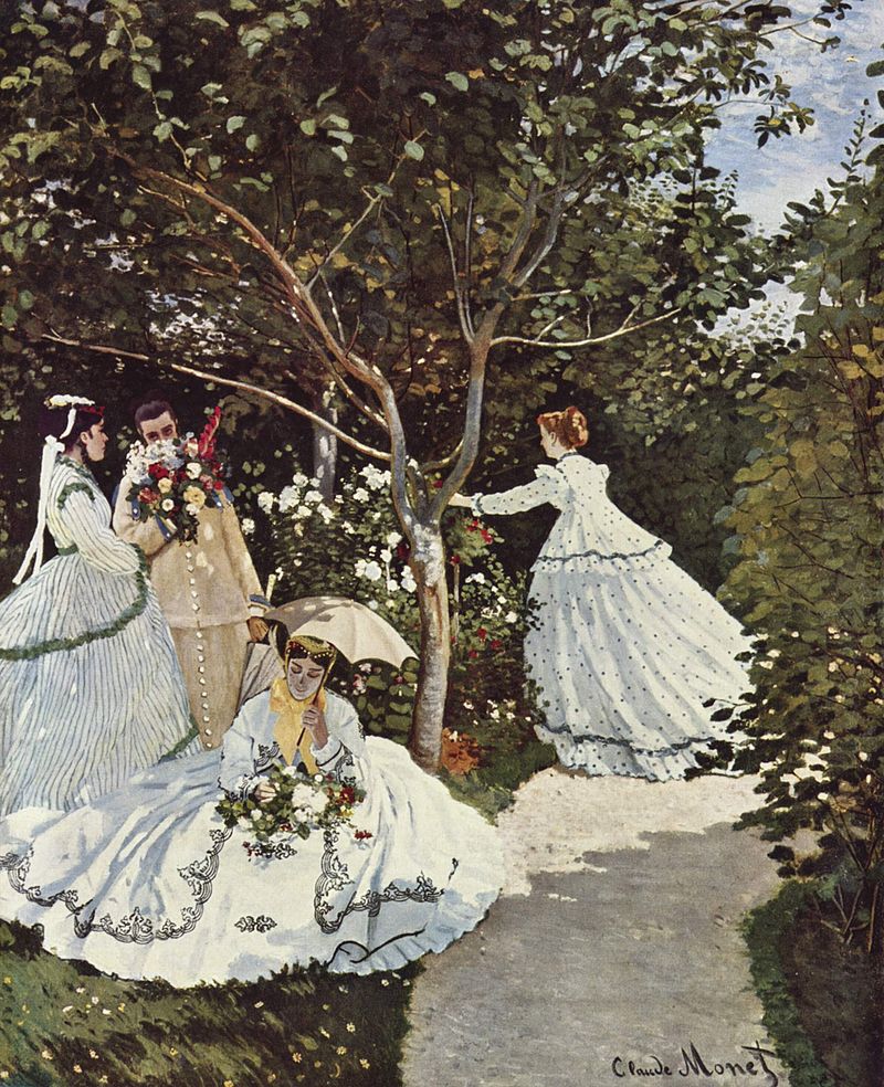 Женщины в саду - Клод Моне