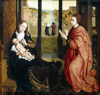 Святой Лука рисующий Мадонну - Рогир ван дер Вейдена