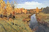 Золотая осень - картина Левитана
